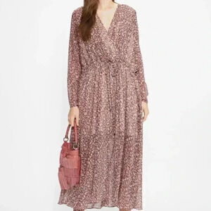 NWT Ted Baker VALLYY Draped Midi Dress